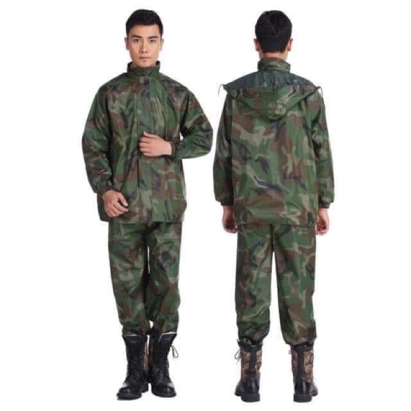 ÁO MƯA BỘ VẢI DÙ CAO CẤP CÓ PHẢN QUAN CHỐNG THẤM