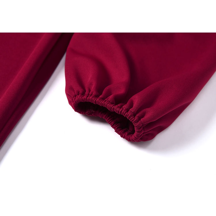 Đầm tay dài phồng cổ vuông hở lưng phong cách Âu Mỹ quyến rũ cho nữ