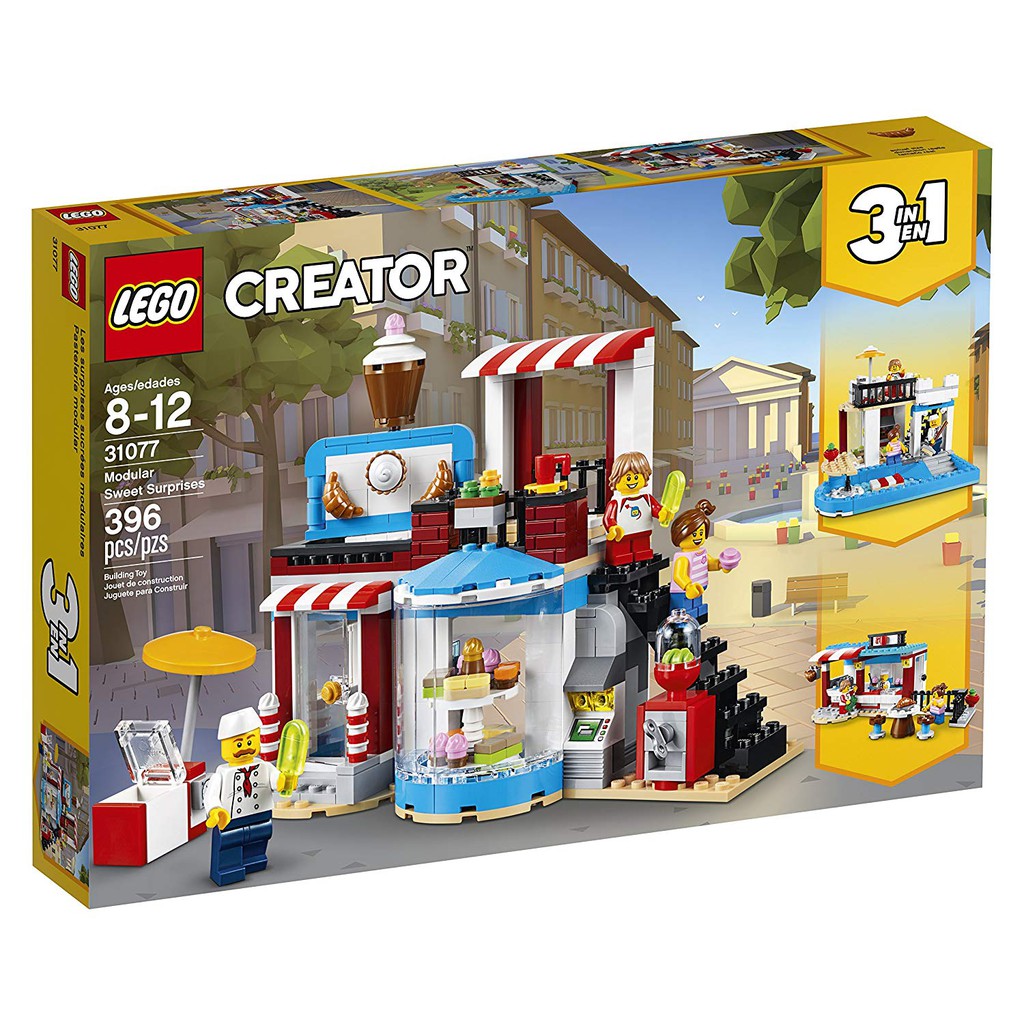 LEGO Creator 3in1 | Lego 31077 Mô-Đun Ngọt ngào bất ngờ | Modular Sweet Surprises