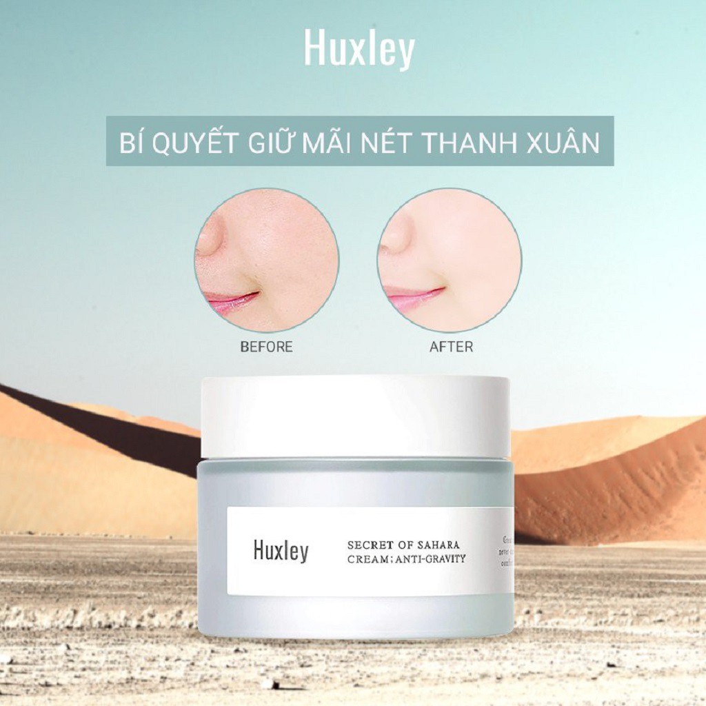 [Mã COSGLORIAT3 -8% đơn 250K] Kem Dưỡng Ẩm Chống Lão Hoá Huxley Cream Anti Gravity 50ml