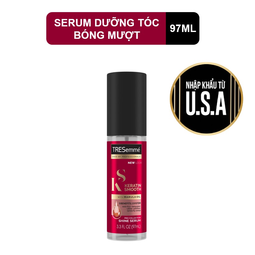 Serum dưỡng tóc vào nếp bóng mượt TRESemme Keratin Smooth 97ml