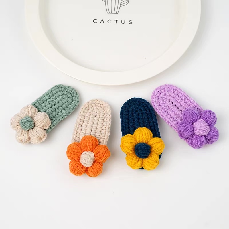 Gói Nguyên Liệu - Combo 4 Mẫu Kẹp Tóc Dễ Thương - Quà Tặng Handmade Ý Nghĩa