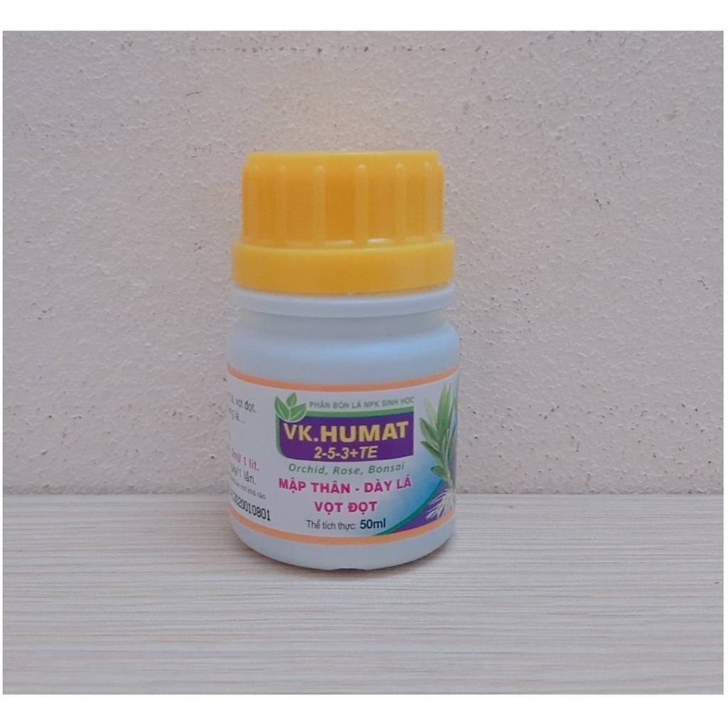 VK. HUMAT 2-5-3 + TE - chai 50ml  -Mai Huy -mập thân ,dày lá