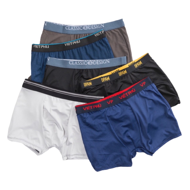 Quần lót nam Cotton, quần sịp đùi tam giác chất vải thun lạnh thoáng mát, co giãn tốt, thấm hút mồ hôi