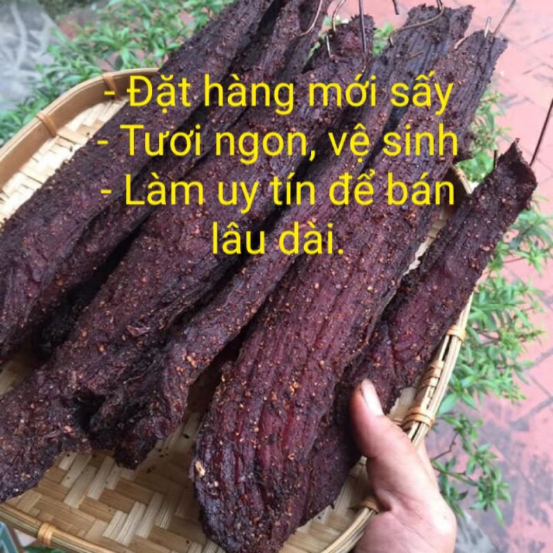 Thịt trâu sấy tại Mường Tè Lai Châu (180k/200gr)