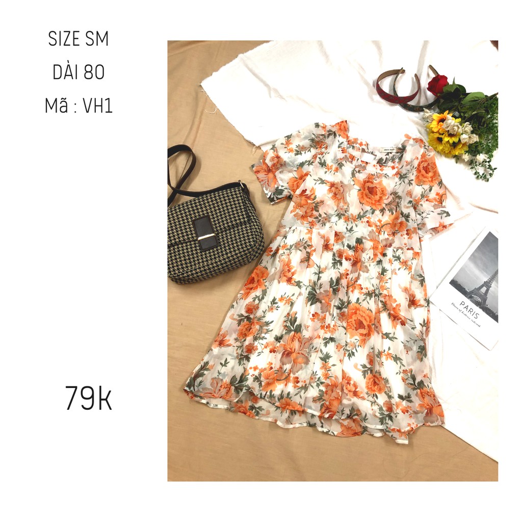 Chân váy vintage xô linen Nhật Hàn 2HAND VH01-VH04