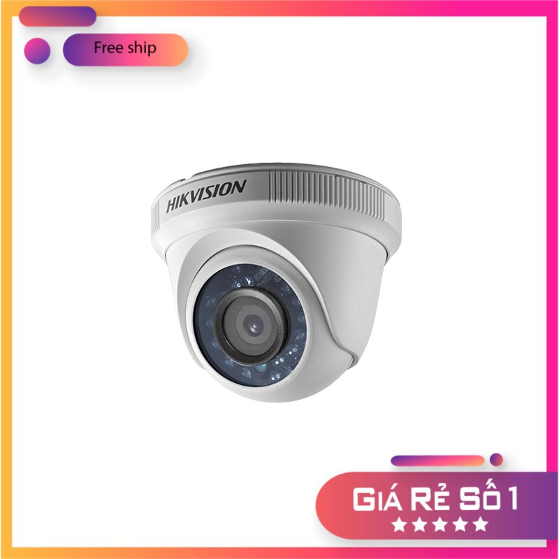 Camera Hikvision DS-2CE56C0T-IRP 2MP, camera dành cho đầu ghi, Hồng ngoại 20m, 1280x720@25fps