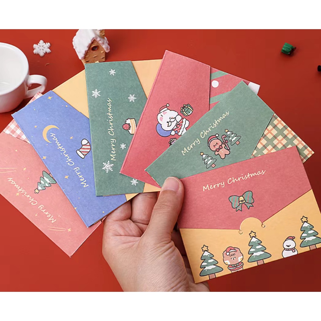 Set 5 Tấm Thiệp Chúc Mừng Giáng Sinh Dành Cho Cặp Đôi