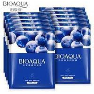 Combo 10 mặt nạ Bioaqua Việt Quất dưỡng ẩm làm mềm da