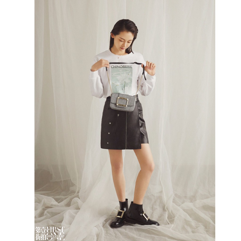 Giày Bốt Martin Đế Dày Cổ Cao Đến Mắt Cá Thiết Kế Mới Cá Tính Thời Trang