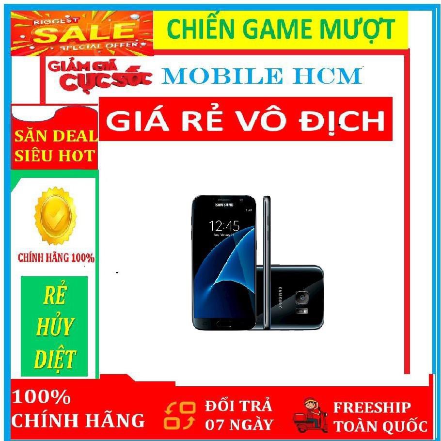 điện thoại Samsung Galaxy S7 ram 4G bộ nhớ 32g mới, CHÍNH HÃNG - chơi PUBG/Free Fire mượt ( màu đen )