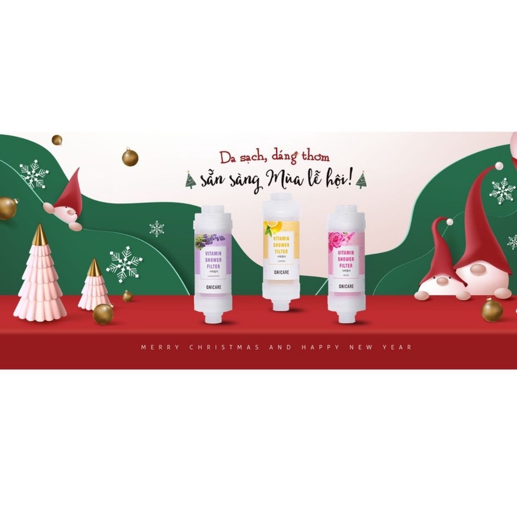 Lõi lọc vòi sen Set quà tặng Ngọt Ngào gồm 02 lõi lọc nước vòi sen vitamin C tốt cho mẹ và bé, made in Korea