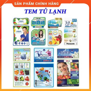 Miếng dán - tem dán tủ lạnh các loại | sỉ - lẻ giá tốt|