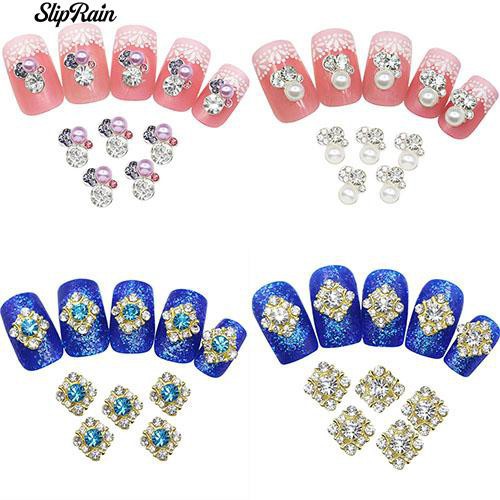 Set 10 Cườm Đính Trang Trí Móng Tay Nghệ Thuật