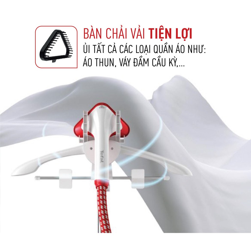 [Mã ELTF12 giảm 10% đơn 500K] Bàn ủi hơi nước đứng Tefal - IT2440E0