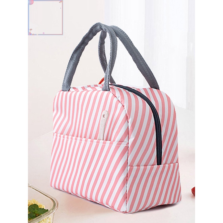 Dove Túi Vải Oxford Đựng Hộp Cơm Trưa Cách Nhiệt Chống Thấm Nước Họa Tiết Hoạt Hình