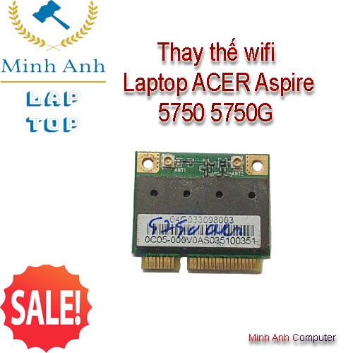 Thay thế wifi AR5B95 Laptop ACER Aspire 5750 5750G - Xaclaptop