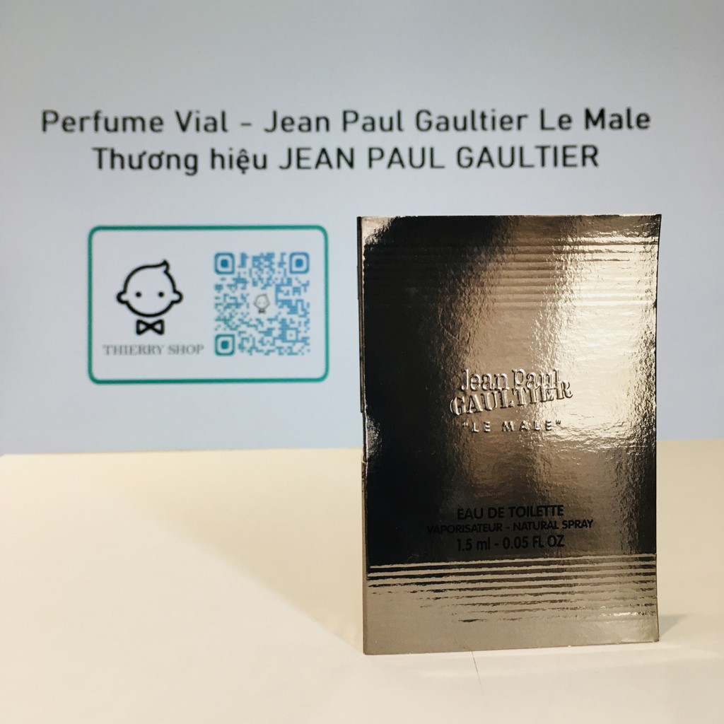 Nước hoa vial Jean Paul Gaultier Le Male - Hiệu JEAN PAUL GAULTIER - hàng nhập từ Pháp