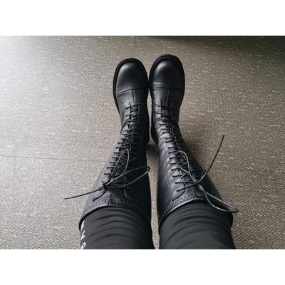 Boot basic da mềm co giãn tốt, vừa bắp chân to đế bằng 5cm