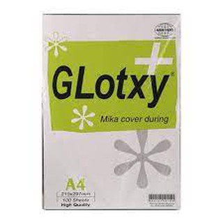 Bìa bóng kính glossy a4 - 100 tờ/1tập