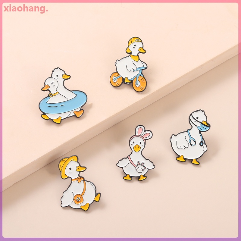 Ghim Cài Áo Hình Vịt Hoạt Hình Dễ Thương