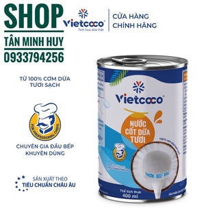 Combo 2 lon nước cốt dừa tươi vietcoco