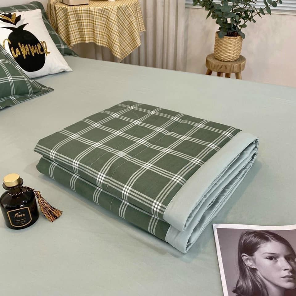 Chăn Điều Hòa, Chăn Muji Kẻ Ka Rô Mẫu Mới