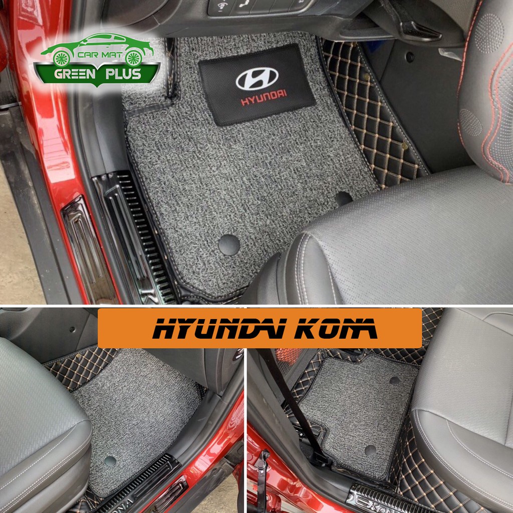 [Mã GREENHD giảm 100k] Thảm lót sàn ô tô 5D 6D Hyundai I10, Accent, Elantra, Kona, Tucson, I30, Getz