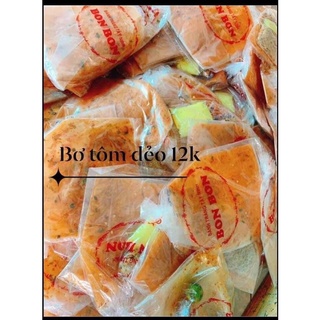 Bánh tráng tôm + bơ