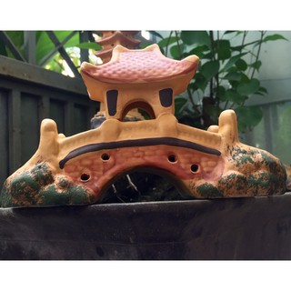 Cây cầu đình size vừa trang trí hồ cá, bể cá-hòn non bộ.