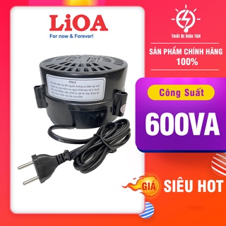 Biến áp 220v ra 110v, đổi nguồn 220v sang 110v, biến áp tự ngẫu LIOA, DN006, Công Suất 0.6kva, 600VA