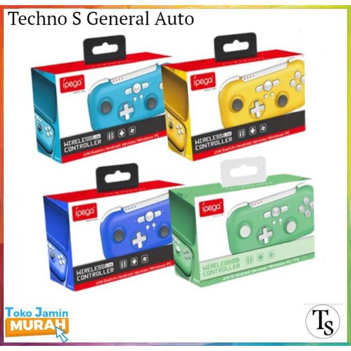 Ipega Tay Cầm Chơi Game Không Dây Cho Android Pc Ps3 - Pg Sw021 Switch - This Blue Today