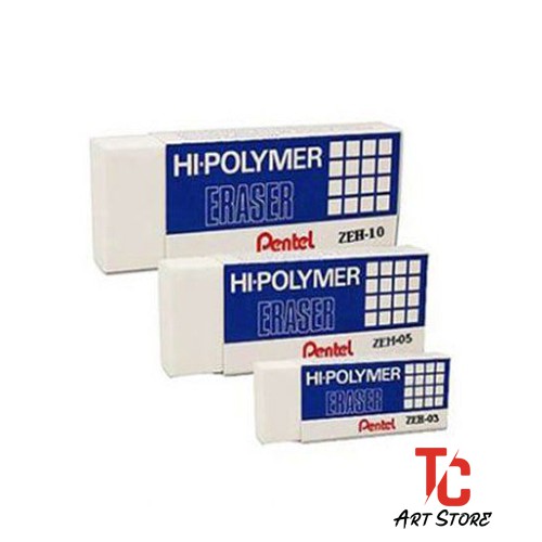 Gôm tẩy Pentel chính hãng Hi Polymer Eraser ZEH10