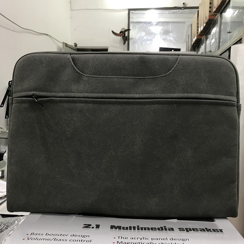 Túi Chống Sốc Macbook Slimpit chất liệu bằng DA LỘN với lớp Lót Nhung cho máy tránh mọi va đập | BigBuy360 - bigbuy360.vn