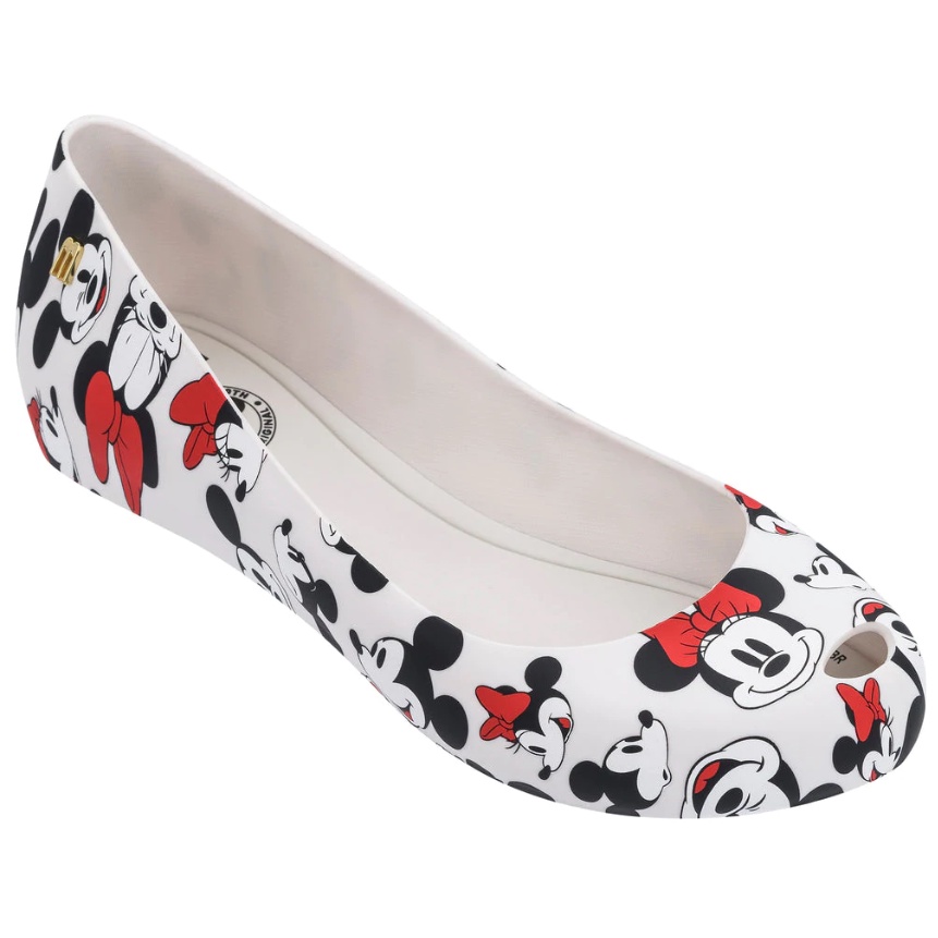 Giày nhựa thơm Melissa Ultragirl + Mickey Ad màu Trắng