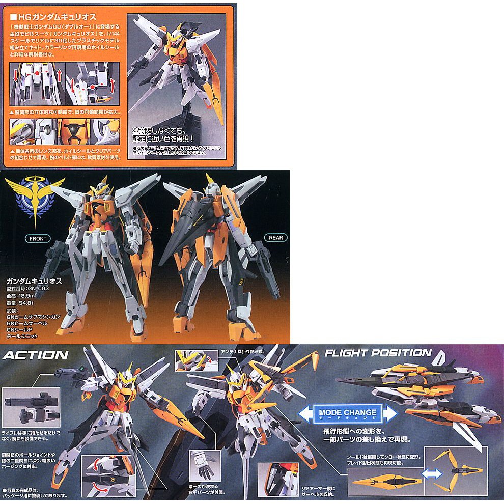 Mô hình HG GN-003 Gundam Kyrios Bandai 4573102579287