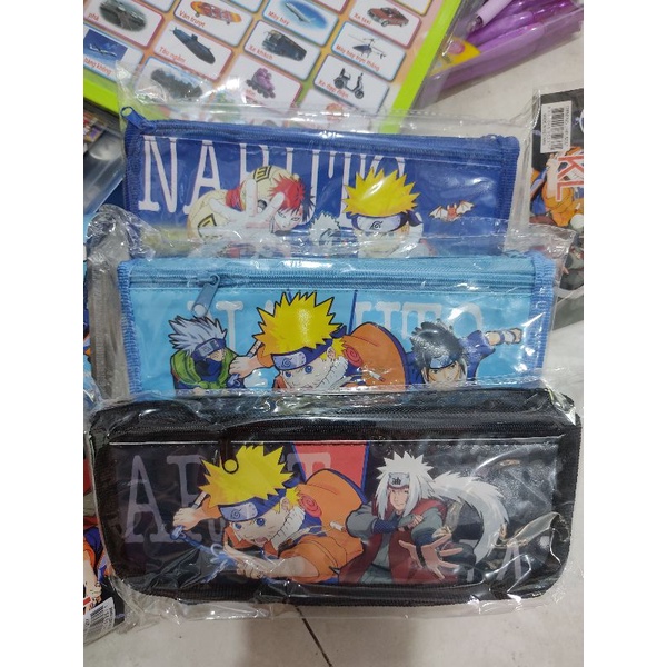 Hộp bút vải hình Naruto