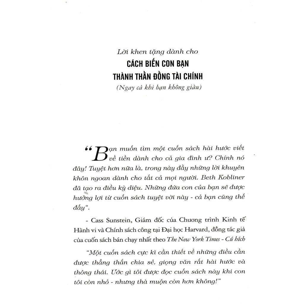 Sách - Cách biến con bạn thành thần đồng tài chính (Ngay cả khi bạn không giàu)