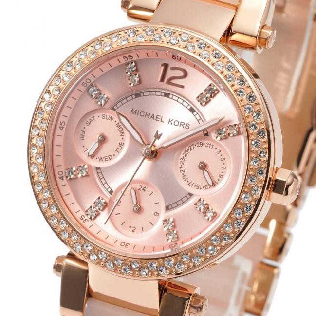 Đồng hồ Nữ Michael Kors MK6110 đá tím