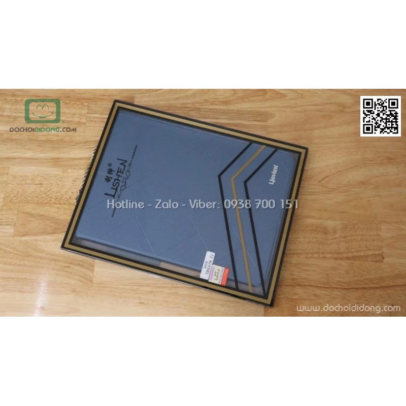 Bao da Samsung Tab S3 9.7 Inch Lishen vân nhám lưng dẻo