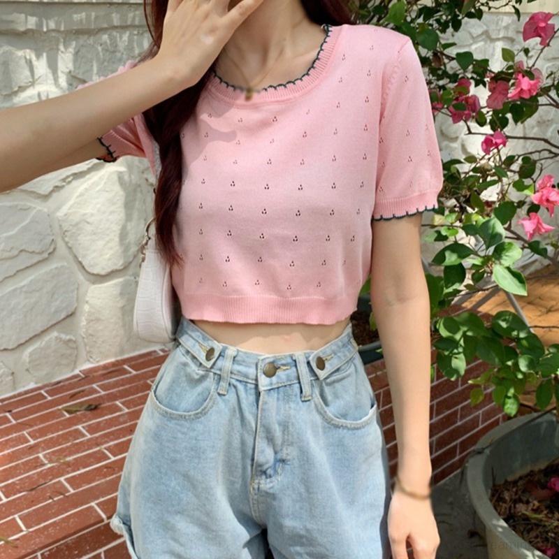 Áo Thun Lửng Thể Thao Nữ Dáng Ôm