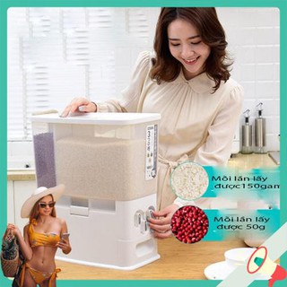 Thùng Đựng Gạo Thông Minh -  Xuất Nhật 3 Trong 1