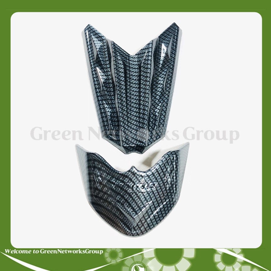 Bộ Ốp mỏ dè trước sau cho xe Vario 2018 carbon Greennetworks
