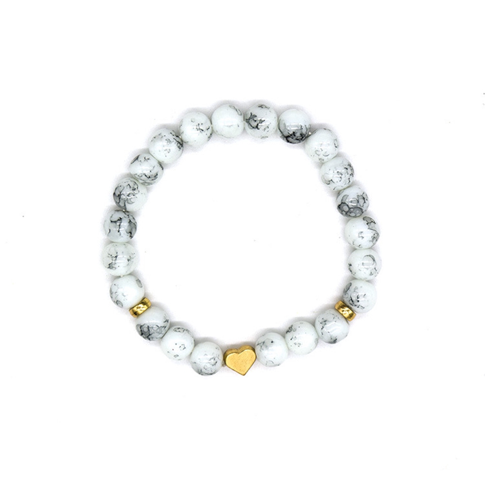 Bộ 4 vòng tay chuỗi hạt tròn phong cách Bohemian kiểu dáng cổ điển