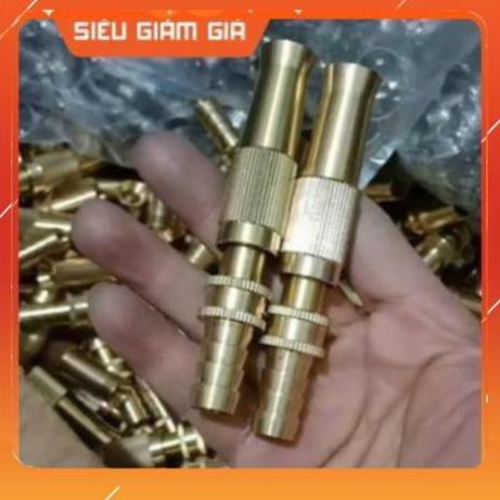 Đầu vòi xịt tăng áp mini Đầu vòi tăng áp đa năng bằng đồng tưới cây rửa xe cực mạnh 206587 tặng đai