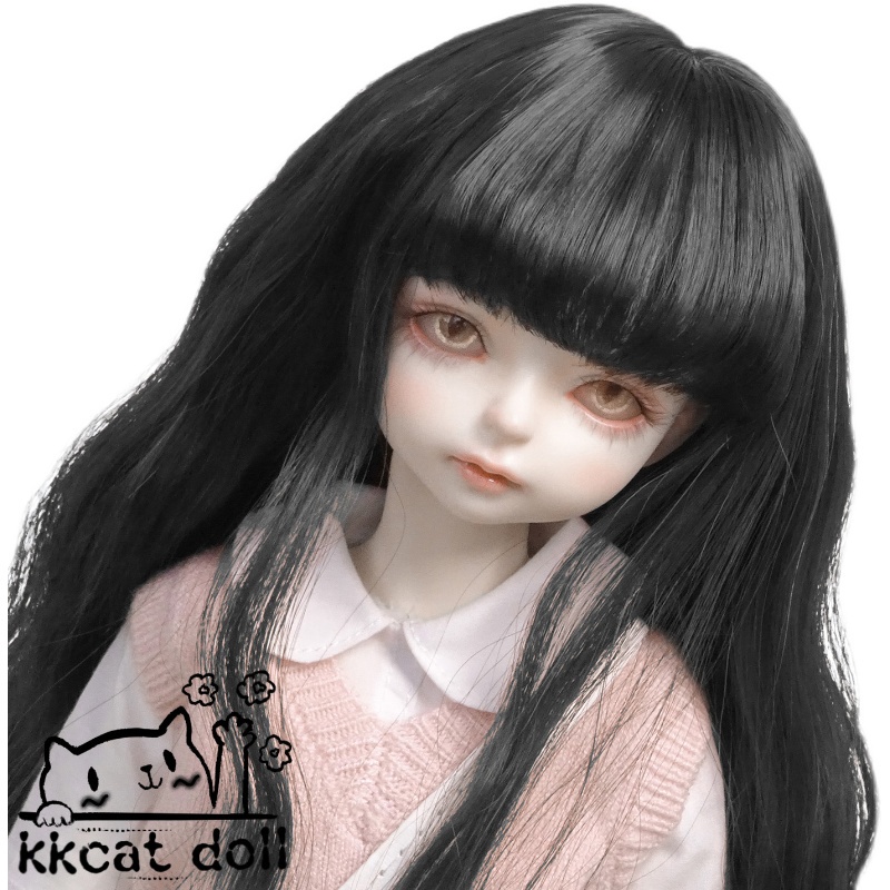 Kk Bộ Tóc Giả Xoăn DW004 bjd Cho Búp Bê Tỉ Lệ 1 / 3