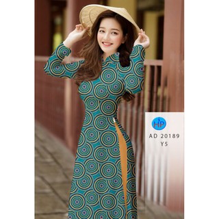 Vải áo dài họa tiết hoa văn AD20189