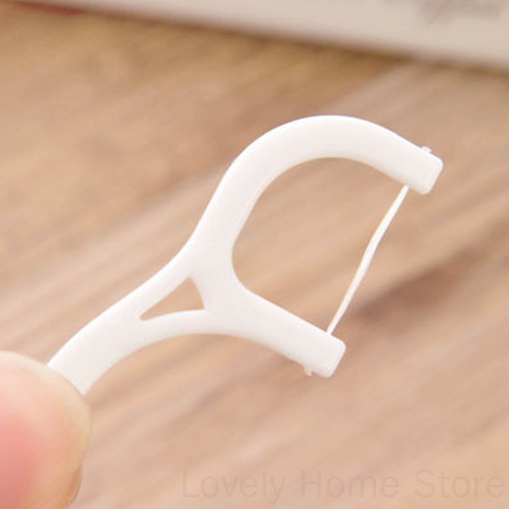 [Hàng mới về] Bộ 25 tăm chỉ nha khoa chăm sóc răng miệng cao cấp tiện dụng
