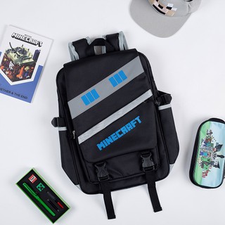 Balo Khoá Cài Minecraft Enderman phản quang Cao Cấp T007