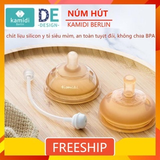 Núm hút bình kamidi siêu mềm - cho bé tập uống nước